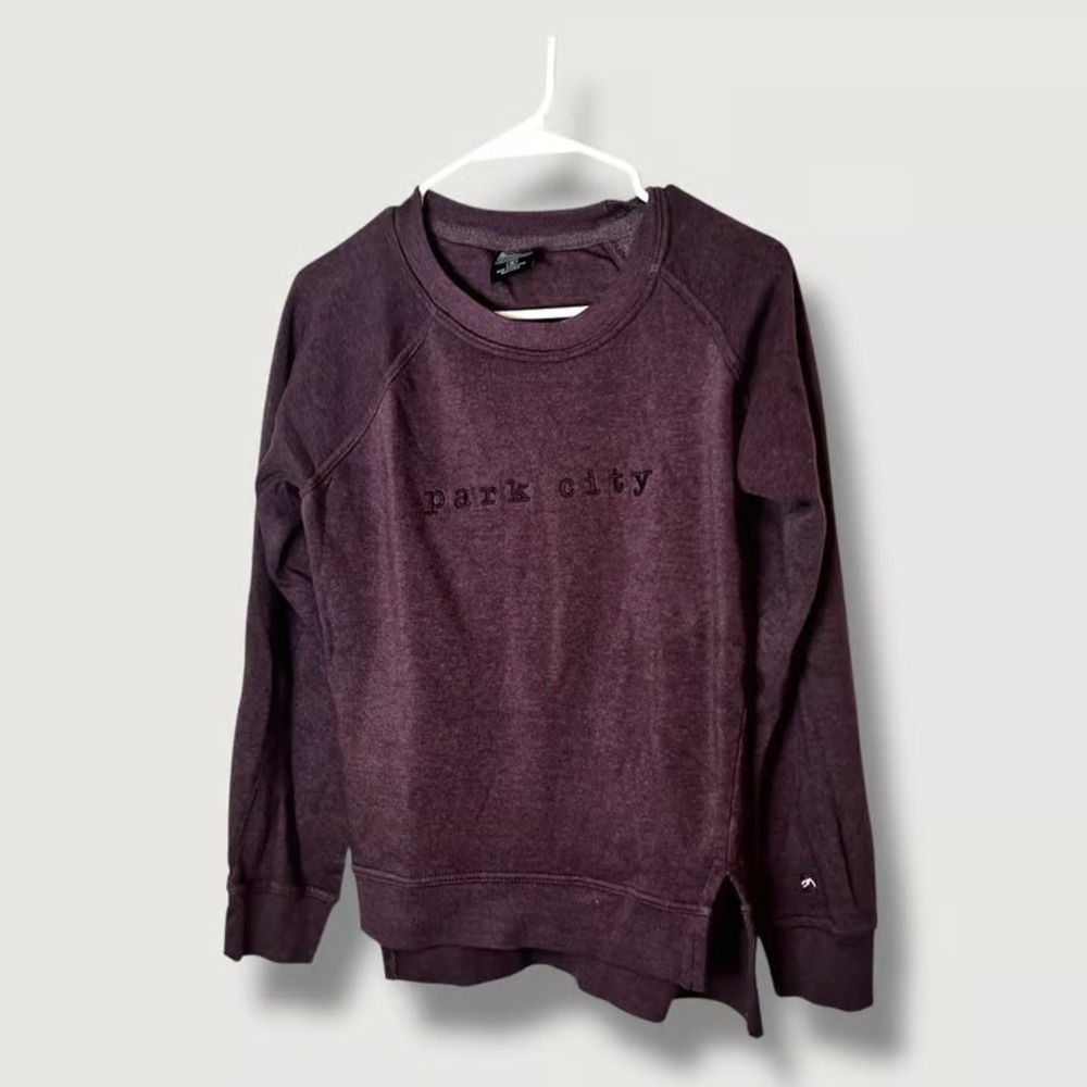 Park City Utah Purple Sweatshirt Size Small